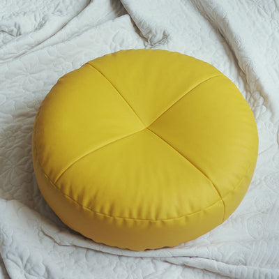 Sofá Futon Tatami de Cuero Estilo Japonés con Cojín de Piso - Image 8