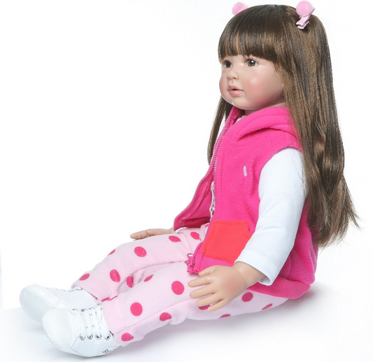 Muñeca Reborn de Silicona 60cm - Bebé Realista Coleccionable - Image 2