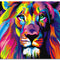 Cuadro Decorativo León Colorido