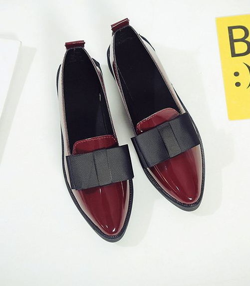 Zapatos Planos Puntiagudos de Color Sólido para Mujer - Image 5