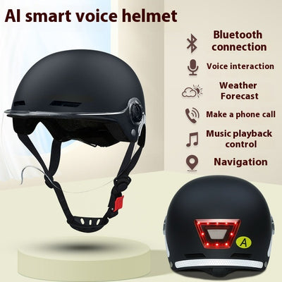 Casco Inteligente con Luces LED, Control de Voz y Conectividad Bluetooth - Image 13