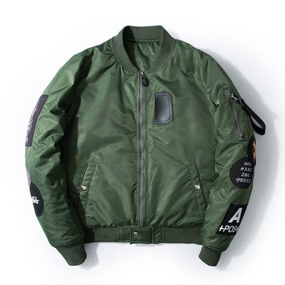 Chaqueta Bomber de Trabajo Acolchada con Bordados - Image 10
