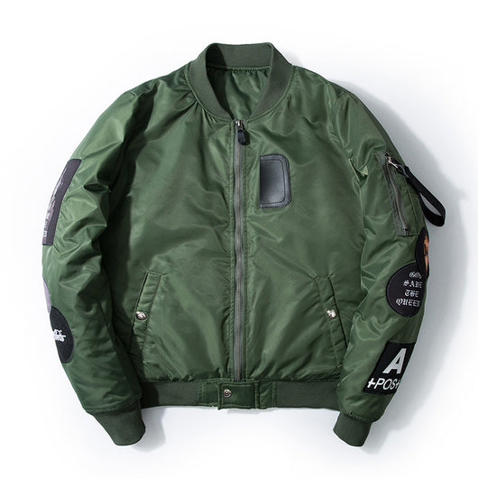 Chaqueta Bomber de Trabajo Acolchada con Bordados - Image 10