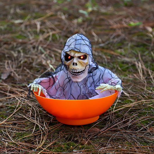 Plato Fantasma Luminoso con Música y Diseño Divertido de Frutas - Image 15