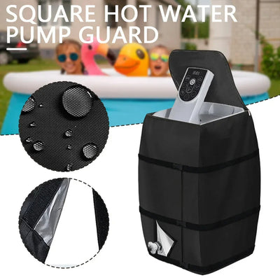 Funda Protectora para Bomba Calentadora de Jacuzzi Inflable - Impermeable y Antipolvo - Image 5