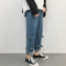 Pantalones Cargo Jeans Holgados Estilo Street Hip Hop - Tendencia Urbana Coreana