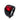 Vintage Red Stone Black Ring For Men Women Punk Gothic Style Male Finger Jewelry Gift Wholesale