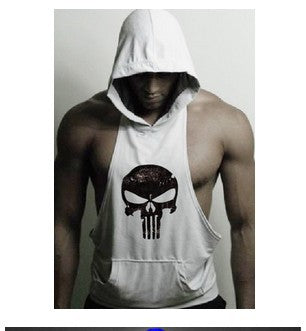 Musculosa Deportiva Calavera con Capucha - Image 18