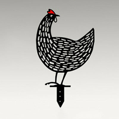 Decoración de Jardín con Figuras de Gallinas - Estacas para Patio y Huerto - Image 5