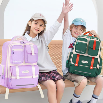 Mochila Escolar Ergonómica de Protección Espinal con Múltiples Compartimentos
