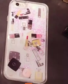 Funda Móvil con Patrón Cosmético y Líquido Dinámico - Image 7