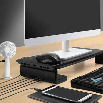 Monitor Elevador para Laptop con Carga USB y Diseño Plegable - Image 4