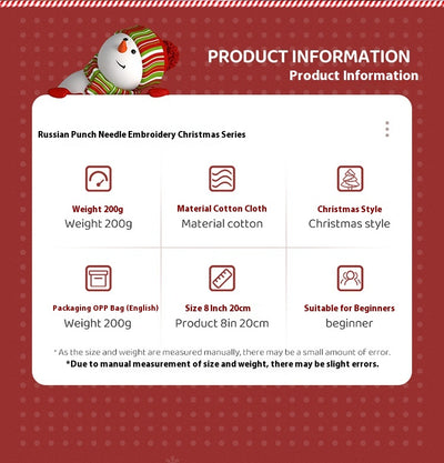 Kit Manualidades Ruso Poke Navideño para Principiantes - Image 19