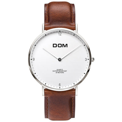 Reloj de Pareja Minimalista Acero Inoxidable Ultadelgado Resistente al Agua - Image 15