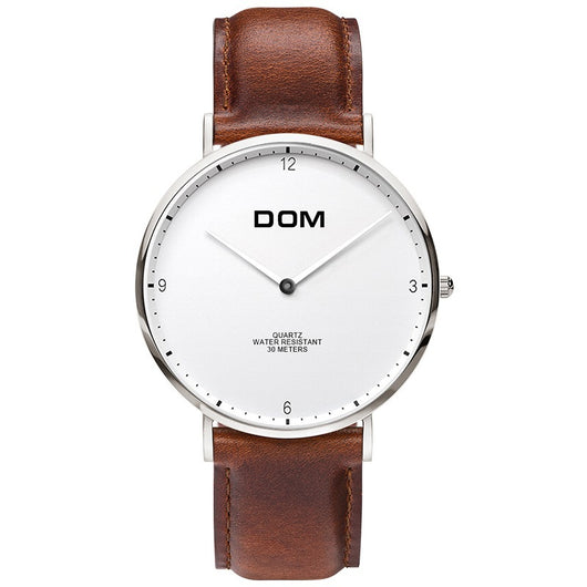 Reloj de Pareja Minimalista Acero Inoxidable Ultadelgado Resistente al Agua - Image 15