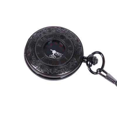 Reloj de Bolsillo Clásico con Grabado de Encaje Romano - Image 3