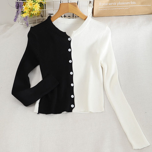 Cardigan Ligero para Mujer Protección Solar Cuello Redondo Manga Larga Otoño - Image 5