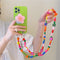 Funda Messenger con Cadena de Flores y Efecto Quicksand