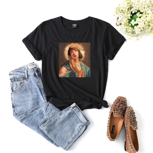 Camiseta Estampada de Manga Corta para Mujer - Image 8