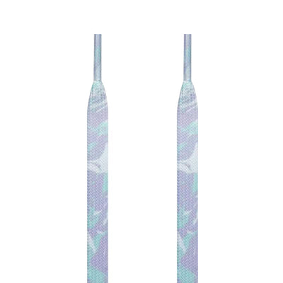 Cordones Estilo Chino Púrpura y Azul con Diseño Graffiti - Image 6