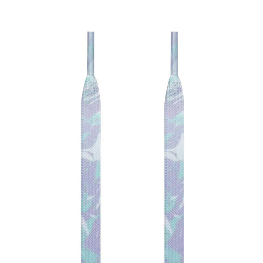 Cordones Estilo Chino Púrpura y Azul con Diseño Graffiti - Image 6
