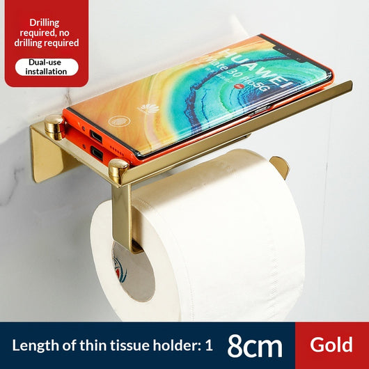 Repisa de Baño Estilo Francés Dorada Premium sin Taladro - Image 11