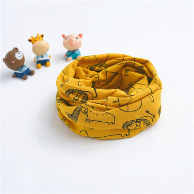 Bufanda Infantil de Algodón Estampada Cálida - Image 24