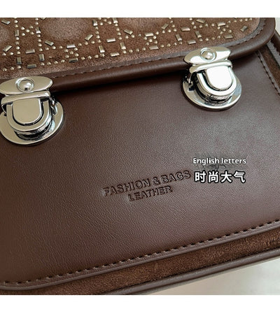 Bolsa Mensajera Cuadrada Texturizada para Mujer - Compacta y Versátil - Image 21