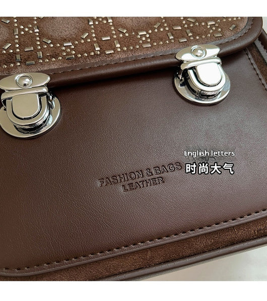 Bolsa Mensajera Cuadrada Texturizada para Mujer - Compacta y Versátil - Image 21