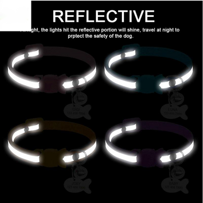 Collar Reflectante con Cascabel y Hebilla de Seguridad Ajustable - Image 3