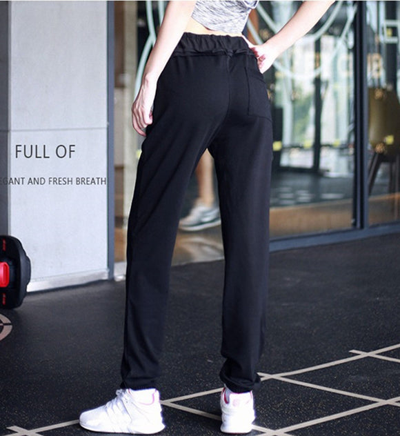 Pantalones de yoga holgados de secado rápido