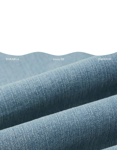 Jeans Skinny Talle Alto Stretch Talla Grande en Tonos Claros - Image 8