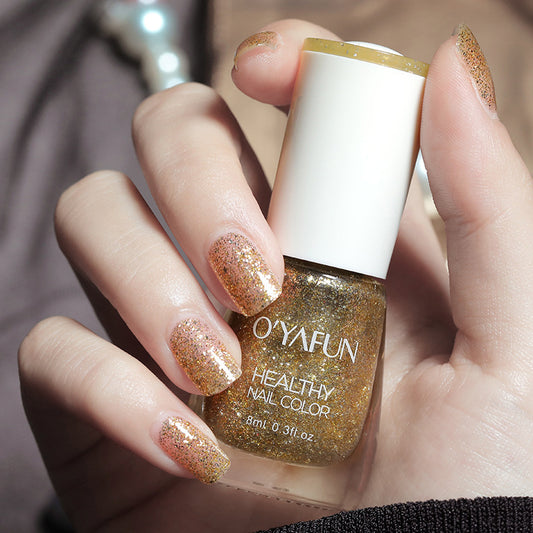 Set de Esmalte de Uñas a Base de Agua con Aceite Base Brillante