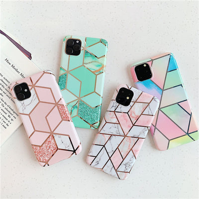 Funda de Silicona Marmolada Compatible con Apple - Image 7