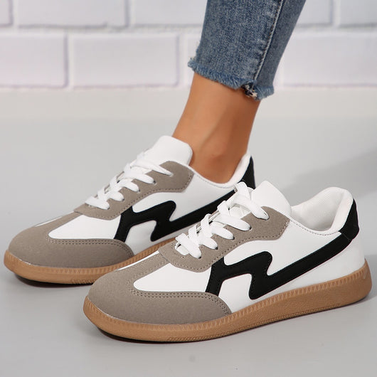 Zapatillas Deportivas Casuales Elegantes con Cordones para Mujeres - Image 4