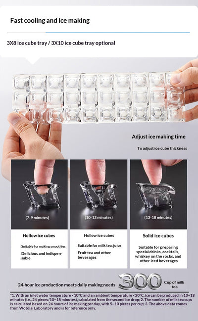 Máquina de Hielo Manual para Tienda de Té de Burbuja Casera - Image 11