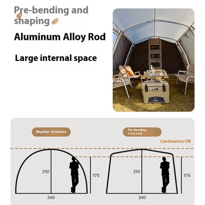 Carpa Túnel Portátil Plegable para Camping - Image 15