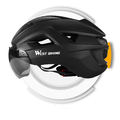 Casco de Ciclismo con Gafas Integradas para Montaña y Ruta - Image 8