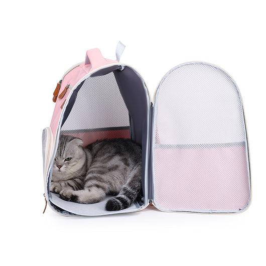 Mochila Transportadora Respirable para Mascotas - Plegable y Portátil - Image 3