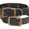 Collar para mascotas con hebilla de bronce vintage
