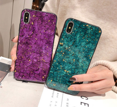 Funda Epóxica Morada con Laminado Dorado y Efecto Sorpresa - Image 2