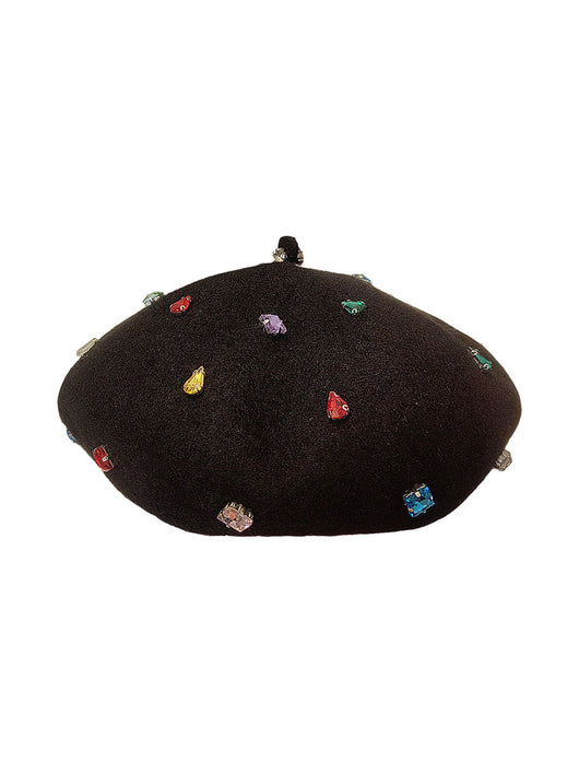 Boina Diamante Negra - Gorro Pintor Versátil y Cálido - Image 9