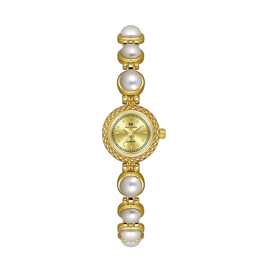 Reloj Pulsera Perlas Elegancia Temperamento para Mujer - Image 4