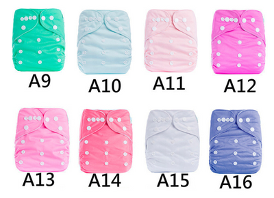 Pants Pañal Impermeable de Color Liso para Bebé - Image 7