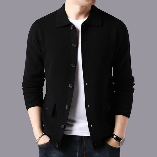 Cardigan de Lana para Hombre con Solapas - Image 12