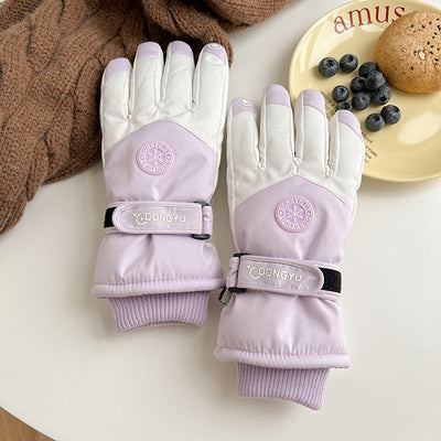 Guantes de Cuero para Esquí con Pantalla Táctil - Calidez y Tecnología para Hombre