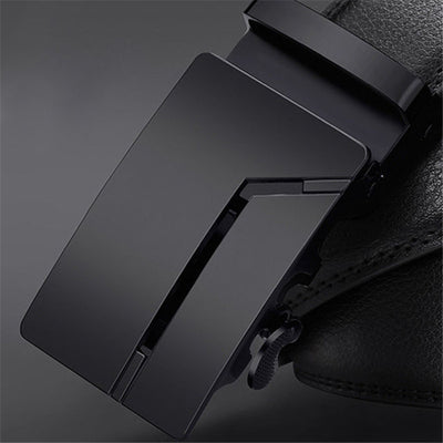 Cinturón Automático Negro Clásico para Hombre - Hebilla de Ajuste Rápido - Image 18