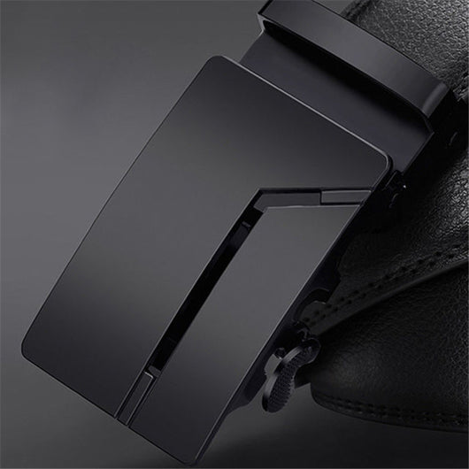 Cinturón Automático Negro Clásico para Hombre - Hebilla de Ajuste Rápido - Image 18