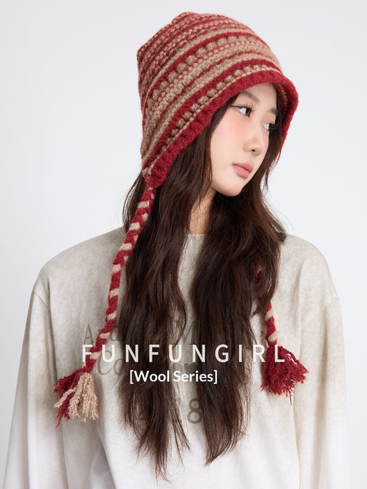Gorro Tejido Retro para Mujer - Calidez en Lana Premium - Image 25