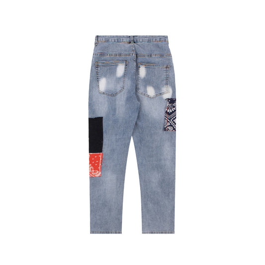 Pantalones Slim Fit Rectos con Estilo Urbano para Hombre - Image 2